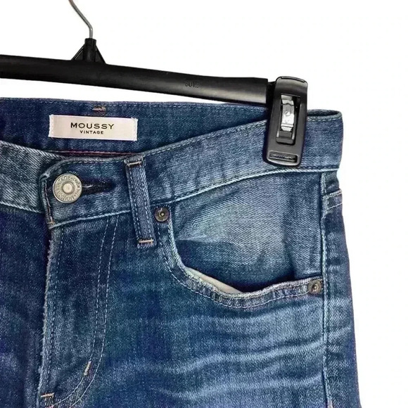 MOUSSY VINTAGE Warren Skinny Straight Jeans 25 - Picture 5 of 11
